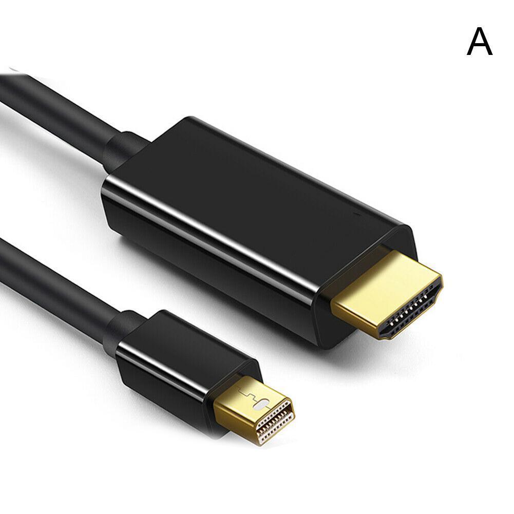 1,8 м Mini DP Display Port Thunderbolt 2 к HDMI-совместимому для Macbook позолоченный кабель Gold Pro Ad M8F1