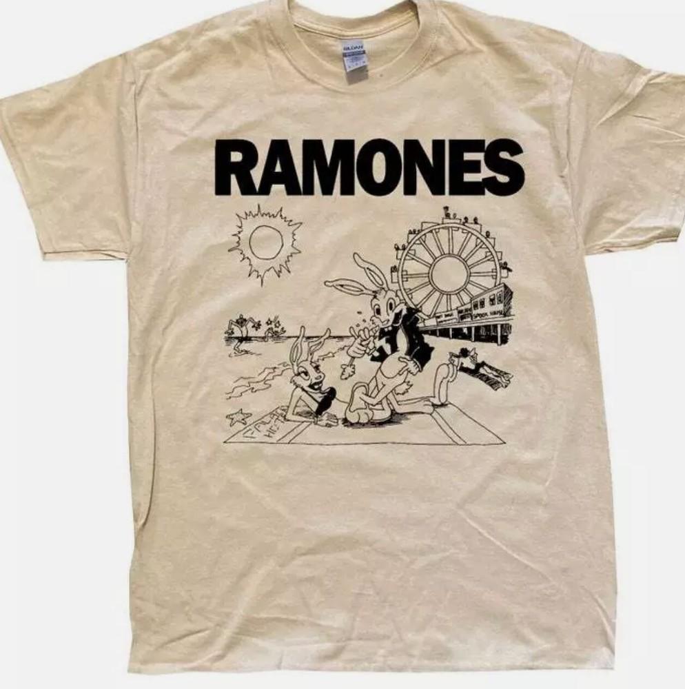 Ramones Rocket To Russia T-shirt, Remake Shirt, Sand Color