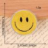 Duoku Colorful Smiley Face Sequin Embroidered Patch for Clothing, Shoes, Hats, and Bags