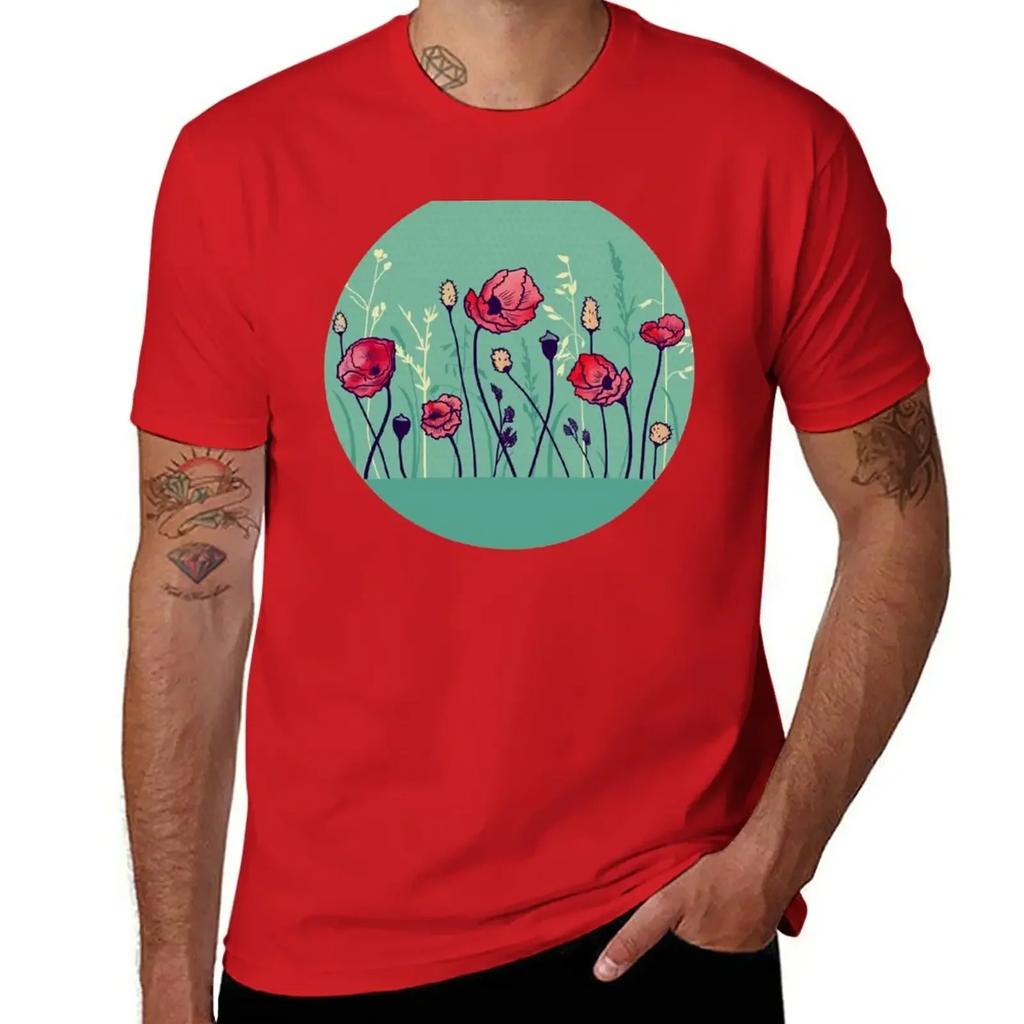 Summer Field T-Shirt customs design your own heavyweights mens clothing