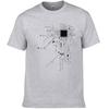 CPU Processor Circuit Diagram T Shirt 2023 Men Summer Cotton T-shirt Men's Funny Tops Fashion Brand Tees #303