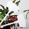 Высокие белые бирки для садовых растений в горшках, водонепроницаемые, устойчивые к ультрафиолетовому излучению, этикетки для теплиц, цветов, овощей, трав, маркеры для вывесок