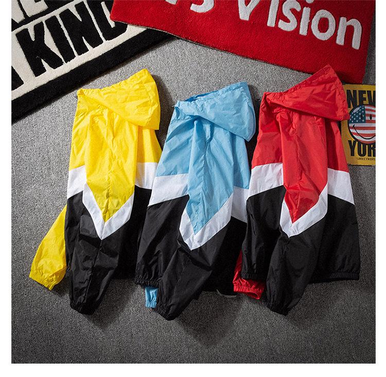 Мужская куртка от солнца в корейском стиле - Повседневная, простая и стильная с принтованным логотипом