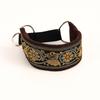 Comfortable Soft Cosy Elegant Whippet Italian Greyhound Martingale Collar Width5.5cm  Gold/silve/red/green