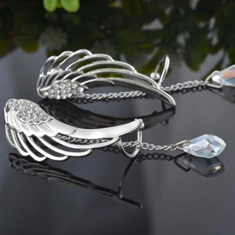 Alloy Long Wing Earrings Featuring Stylish Studs Ideal for Gift Giving and Fashion Sets