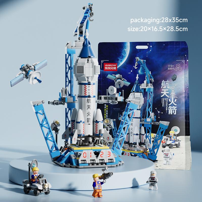 130 шт., космический челнок, ракета, строительные блоки, игрушки для детей, развивающая игрушка, подарок для мальчиков и девочек