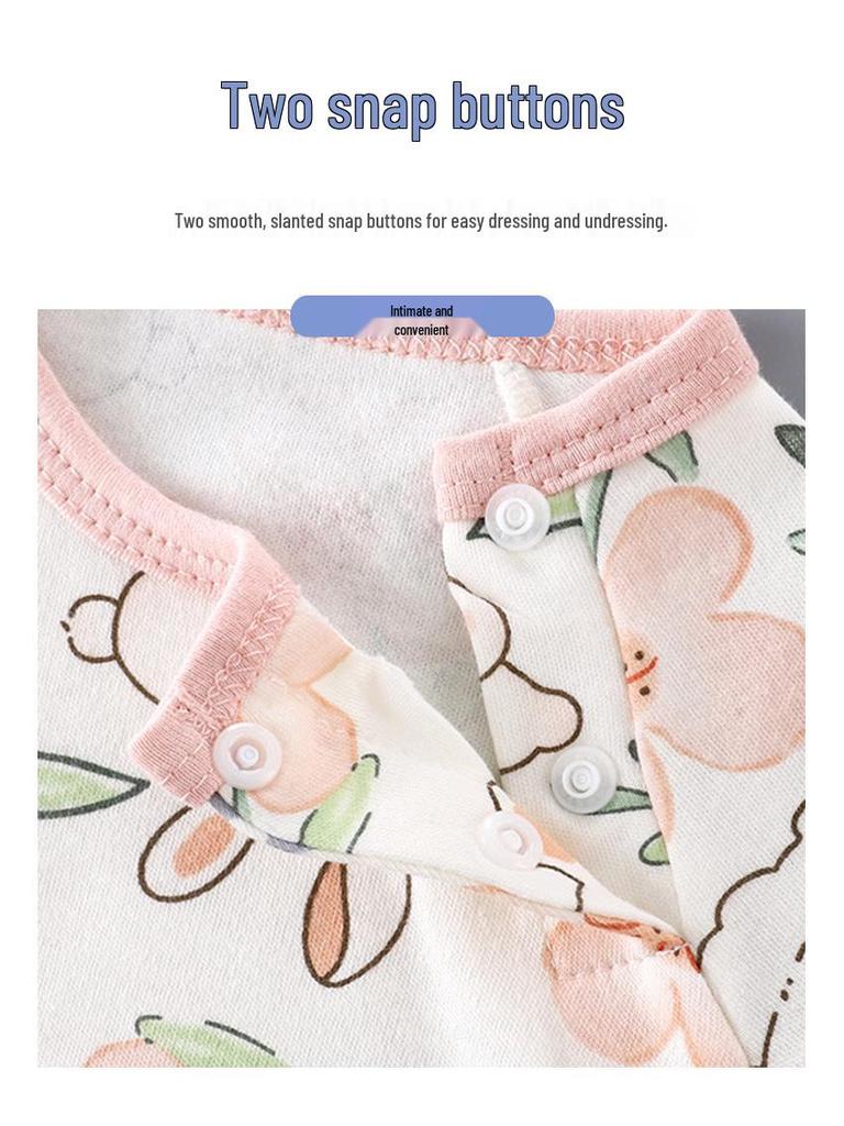 Pure Cotton Baby Romper - Newborn Onesie for All Seasons