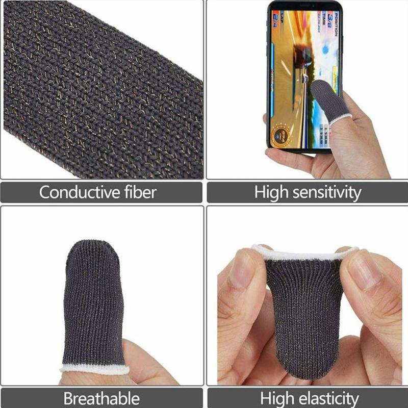 20 шт., дышащая перчатка для большого пальца с рукавом для мобильного экрана, игровой контроллер