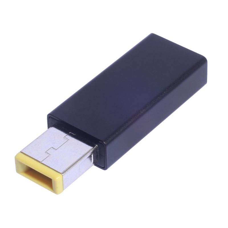 Адаптер-конвертер USB C для быстрой зарядки в квадратный порт, преобразователь Type C в PD100W, легко подключайте несколько устройств