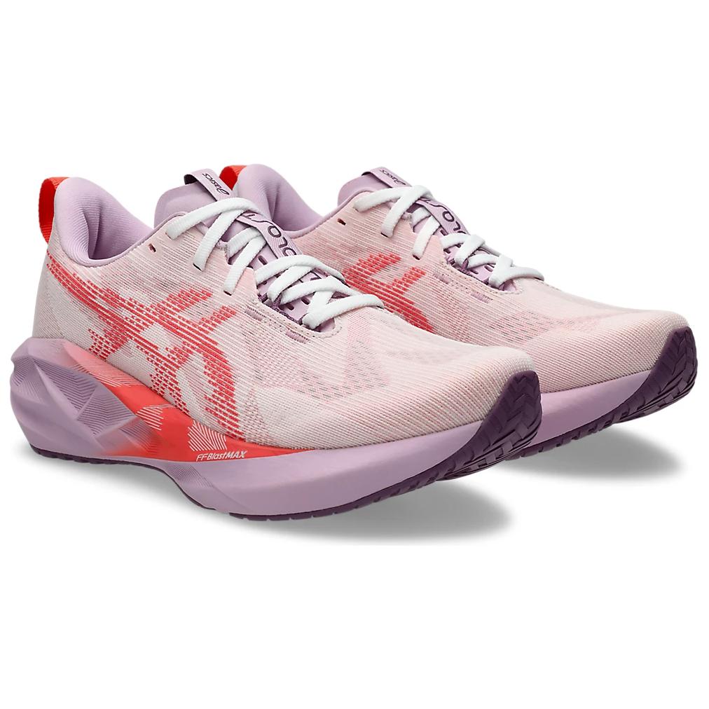 Asics Женские кроссовки Novablast 5 Белый Коралловый риф 1012B765-101