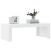 VidaXL Table basse blanc 102x50x36 cm bois d'ingénierie 823366