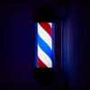 Plafon Podświetlany Pole Barber Shop Bb-02 Czarny Duży