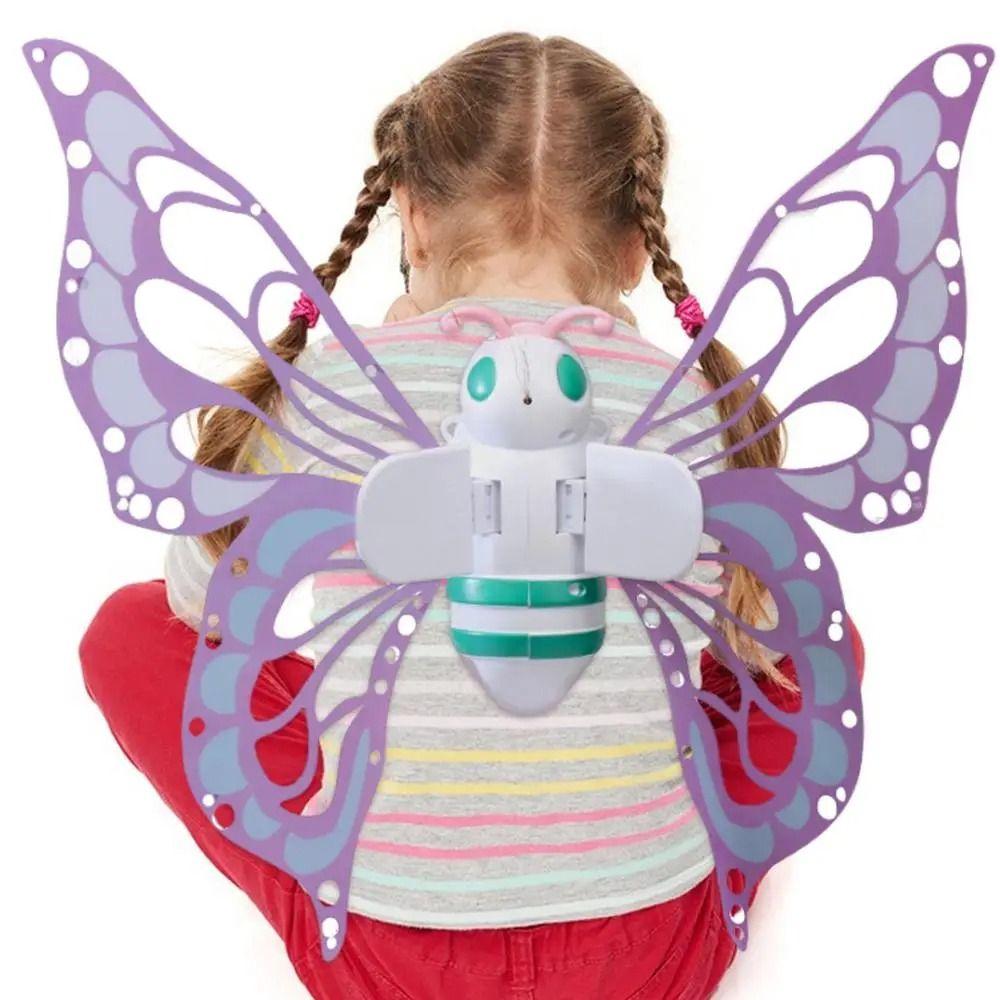 With Lights Moving Fairy Butterfly Wings Adjustable Strap Fairy Flying Toy  Party