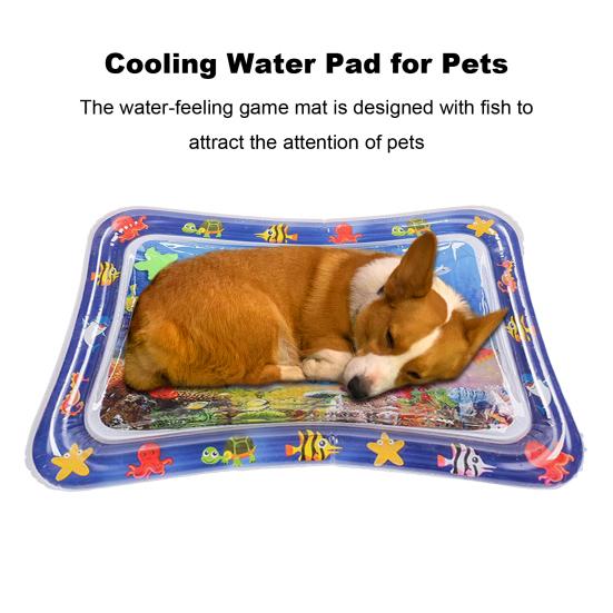 Игровой коврик с датчиком воды, утолщенный охлаждающий коврик для воды, интерактивный сенсорный коврик для воды, многофункциональный детский игровой коврик для кошек и детей