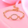 Opal Rose Gold Bracelet with Austrian Crystals