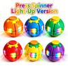 Светодиодные Магические Нажимные Вращающиеся Шарики для Снятия Стресса Fidget Balls Аутизм СДВГ Концентрация Тихие Крутые Гаджеты Уникальные Подарки Для Детей и Взрослых