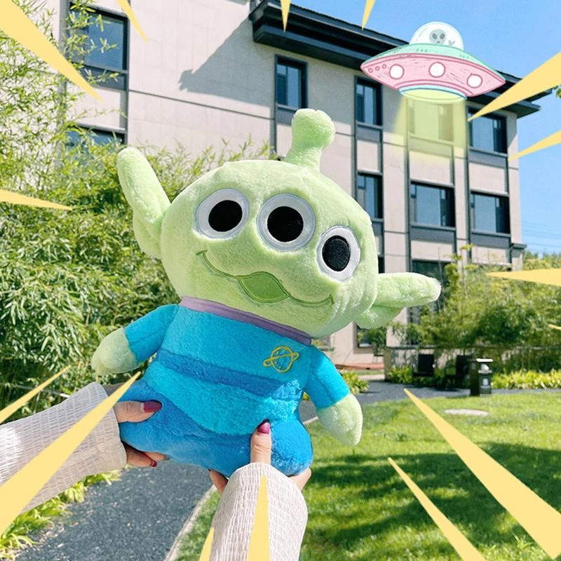 Three Eyed Monster Plush Toy Anime Story Alien Character Model Three Eyed Monster Doll Cute Christmas Birthday Gift
