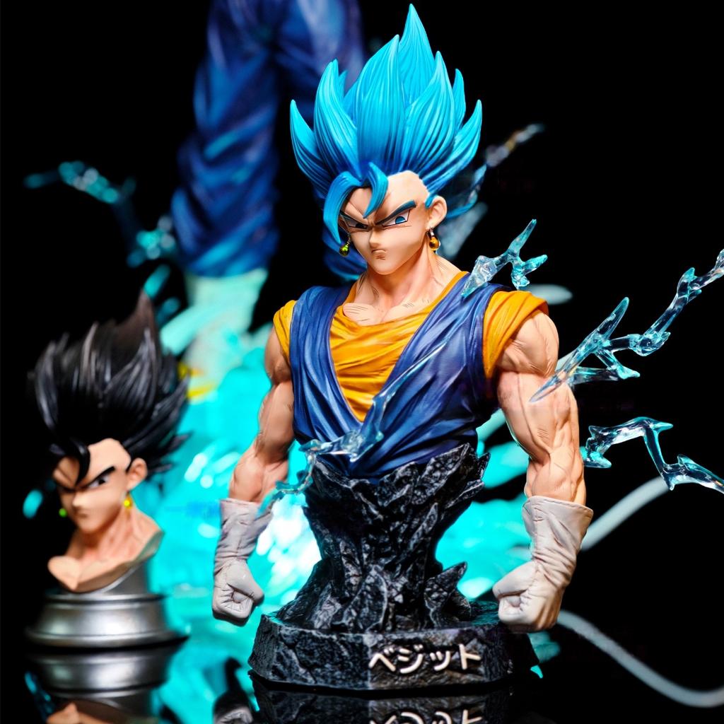 Hb Jt 38 см/14,96 дюйма Фигурка Веджетто из Dragon Ball Z 3 сменные головы Фигурки Super Saiyan Коллекционная модель Статуэтка Игрушки Подарки