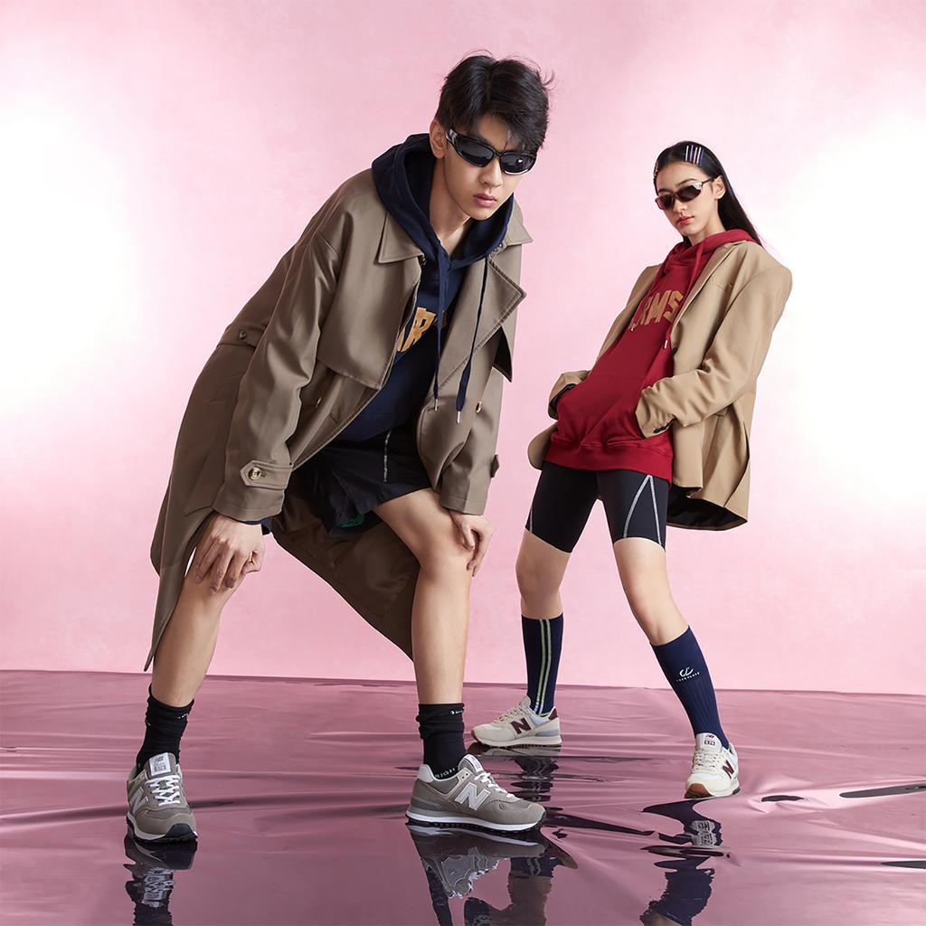 New Balance 574 Core Pack - Grey Unisex Sneakers White ML574EVG