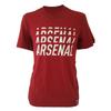 Футболка Arsenal DNA Crew Neck с коротким рукавом, удобная, мужская, красная EH5621