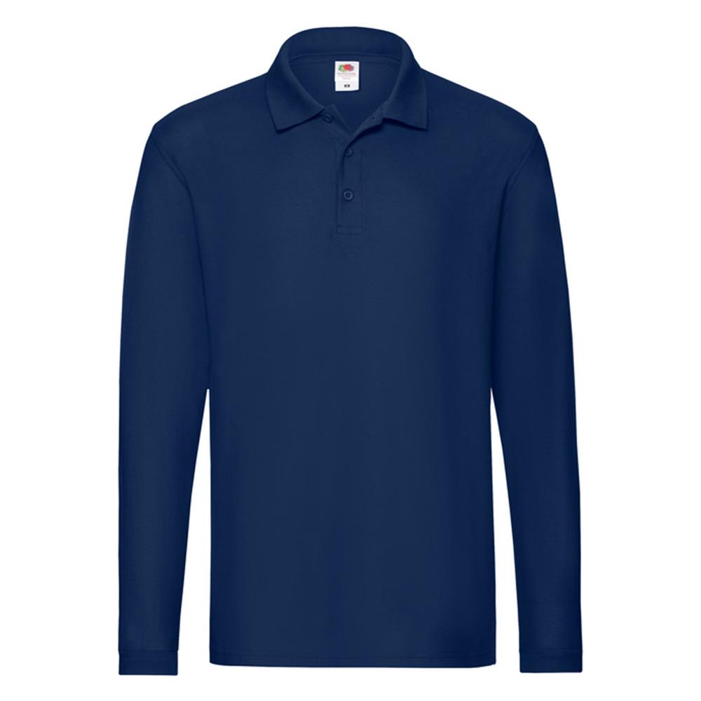 Fruit of the Loom Mens Premium Long-Sleeved Polo Shirt