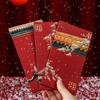 Snow Scene 2025 Lucky Money Bag Solid Red Packet Creative Forbidden City Red Envelope  Wedding