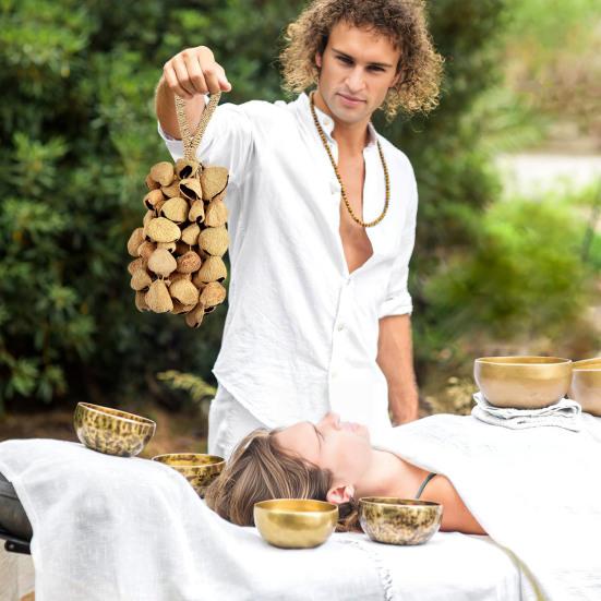 Браслет-погремушка из семян качо, браслет на ногу, африканский шейкер, браслет из скорлупы ореха, натуральные ударные музыкальные инструменты