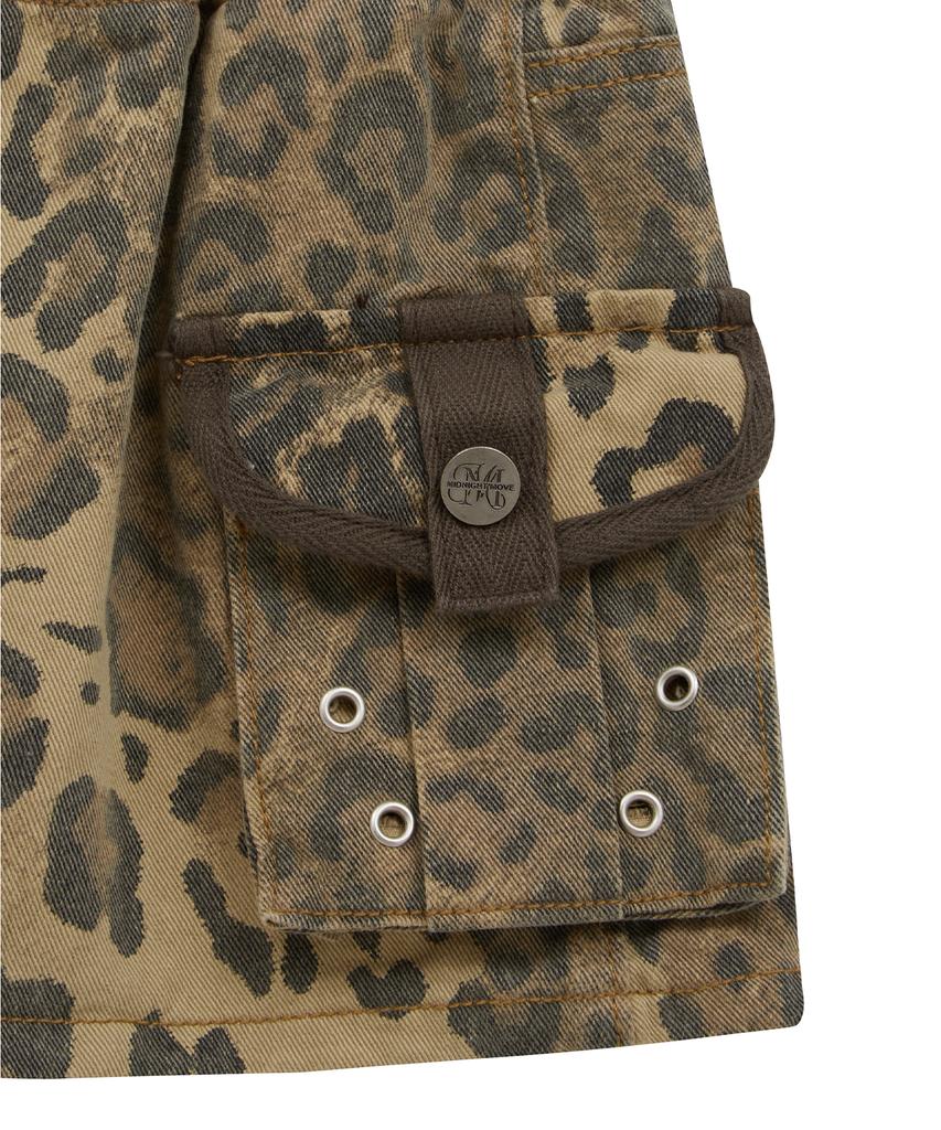 Midnight Move Bd Leopard Skirt (Beige)