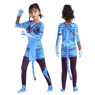 Хэллоуин Костюм Водный Путь 5 Детский Сценический Костюм Взрослый Боди Аватар