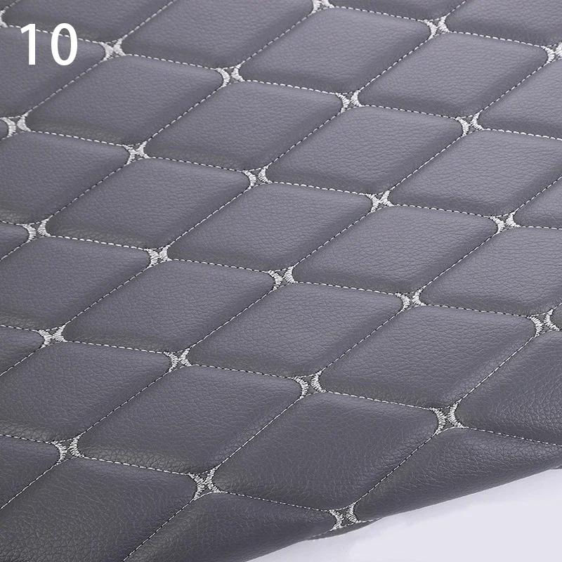 100x158см Искусственная кожа Ткань Пена Стеганый Мягкий для Автомобильного Интерьера Чехол на Сиденье Подушка для Дивана Износостойкий DIY