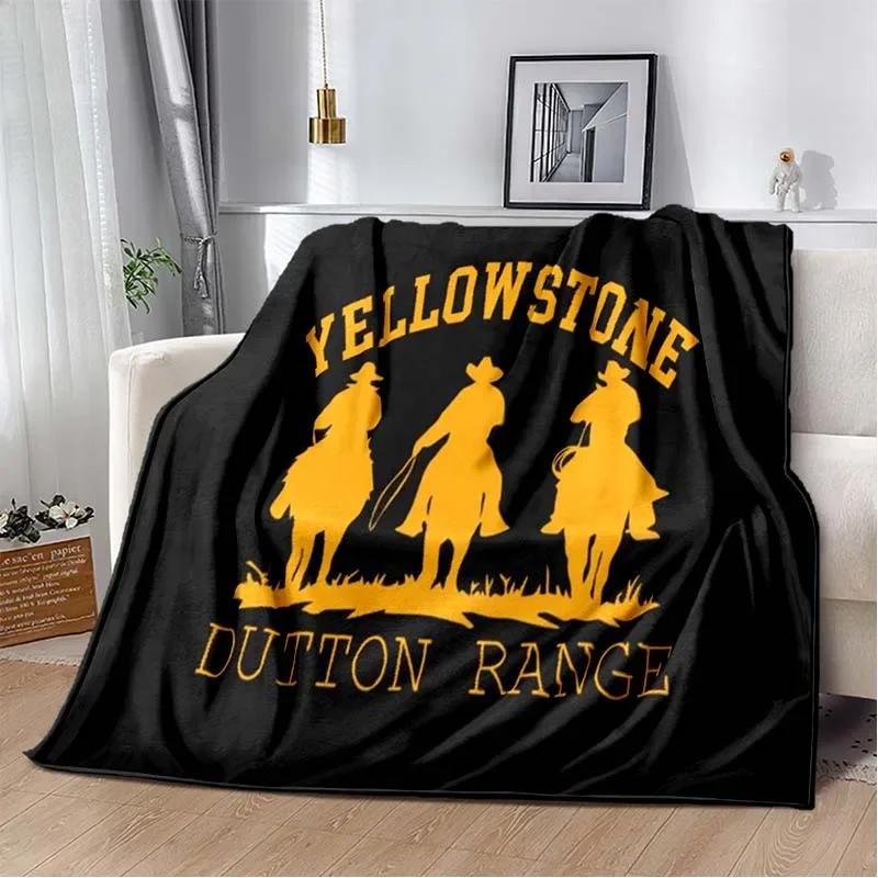 Теплый плед Yellowstone для гостиной, спальни, кровати, дивана, офиса, подарки, фланелевые пледы