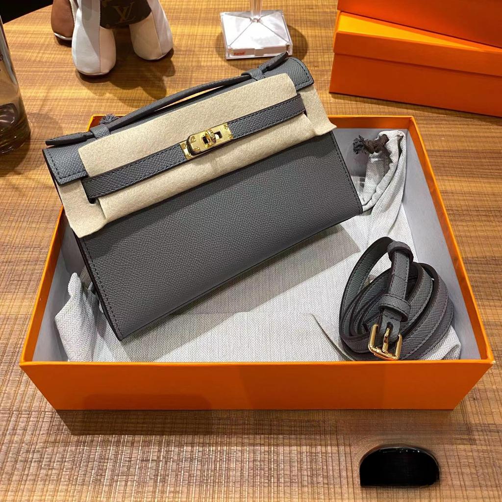 Wholesale New Generation Simple Small Square Bag Single Shoulder Oblique Span Portable First Layer Cowhide Women's Bag Sewing Line