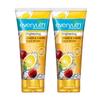 Everyuth Naturals Brightening Lemon&Cherry Face Wash | Глубокое очищение, удаление грязи и жира | 100% без мыла | Для всех типов кожи | Без парабенов - 150 г (Пакет из 2)