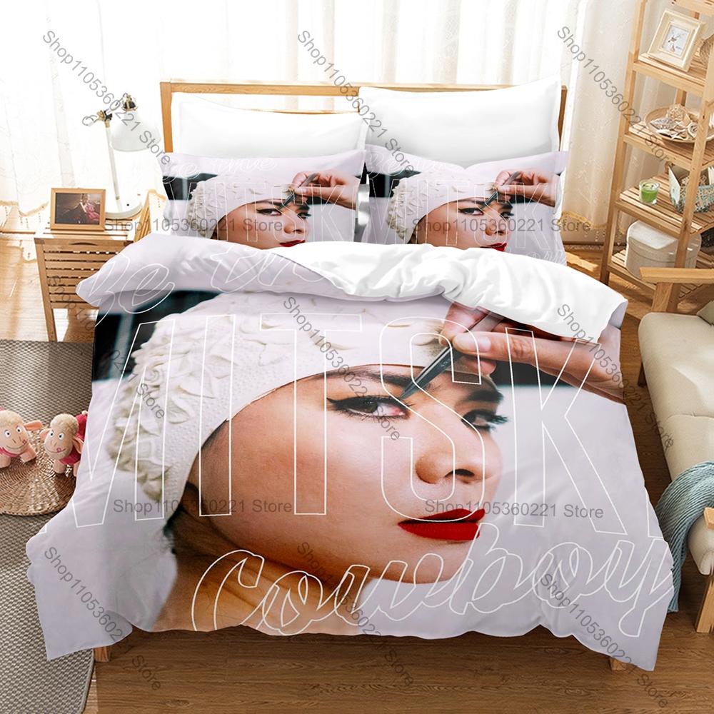 Alternative Rock Mitski Duvet Cover Set 1 Quilt Cover 2 Pillowcases Multi Size Music Fan Bed Linen