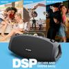 120 Вт макс 70 Вт RMS Bluetooth динамик Глубокий IPX6 водонепроницаемый портативный беспроводной уличный источник питания Кристально чистый 2 блока TF AUX для кемпинга W-KING Bass, динамик,
