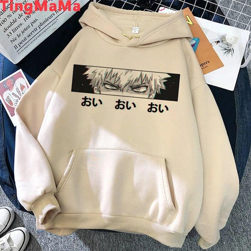 Толстовки унисекс с принтом My Hero Academia Bakugo, толстовки унисекс с корейским принтом, 2021, толстовка унисекс с аниме аниме