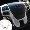 Для Ford Everest Ranger 2015+ карбоновый руль автомобиля панель крышка отделка наклейка декоративная рамка аксессуары для салона автомобиля