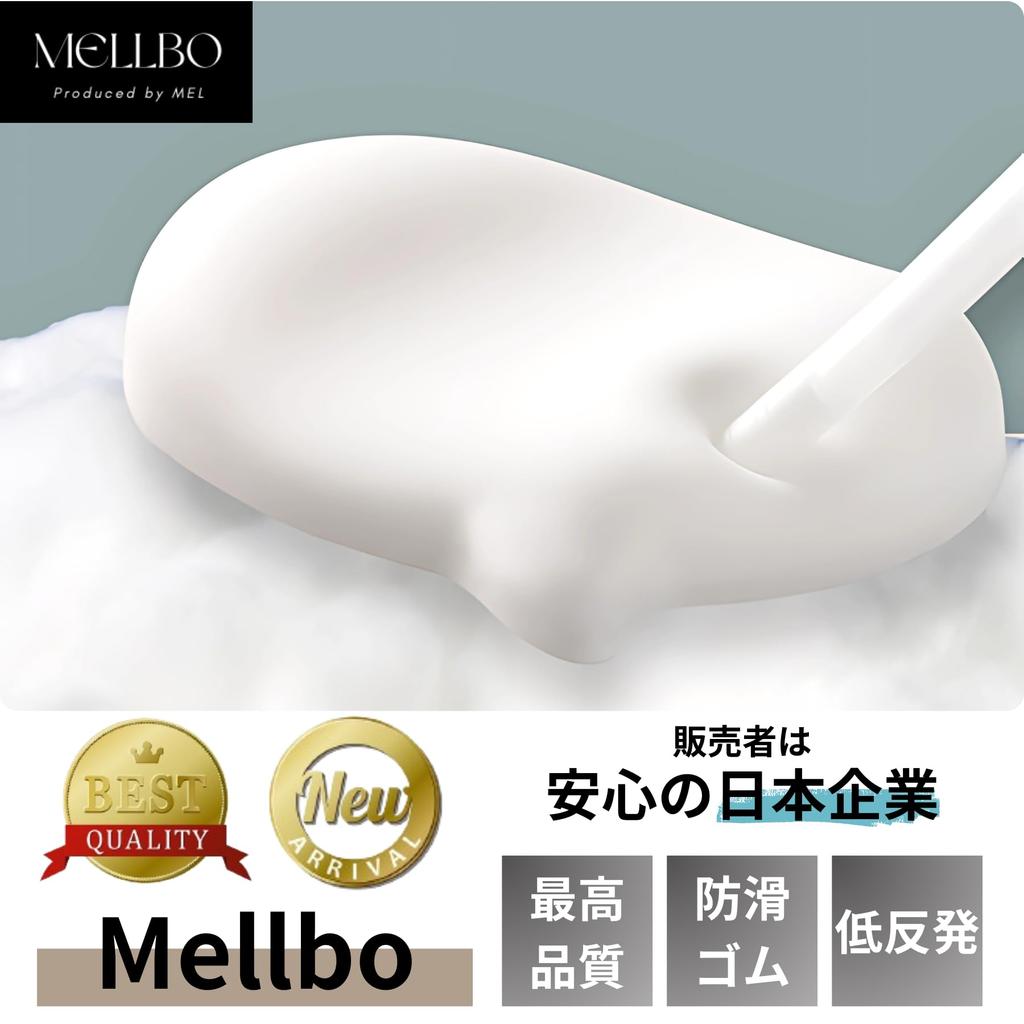 Mellbo Mouse Pad Lift Set Wrist Rest Set Palm Rest Memory Foam Gaming Mouse Keyboard Fits Wrists Reduces Strain (Grey) 2-Piece