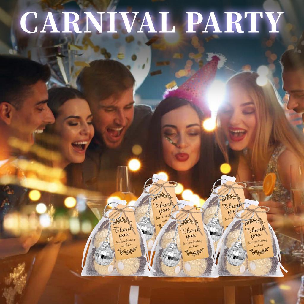 Брелок в виде диско-шара, подарочный набор для вечеринки, подходит для ежедневного дарения и подарков на вечеринку