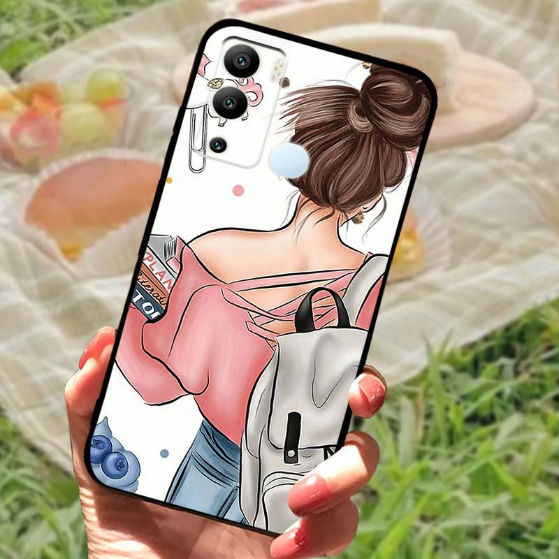 Чехол для Infinix Hot 12i 12 i X665B Силиконовый Мягкий ТПУ Чехол для Телефона Для Infinix Hot 12 Pro X668C Чехлы Hot12 X6817 Бампер Fundas