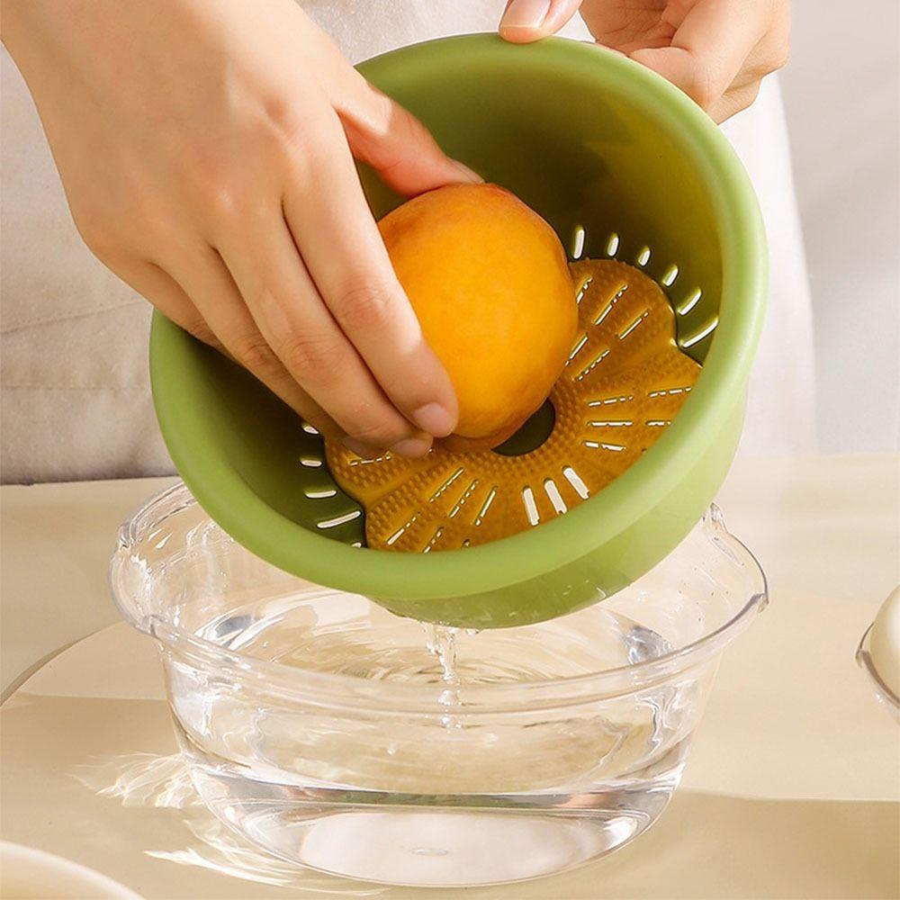 Large Capacity Vegetable Washing Basket Plastic Food Drain Basket Fruit Washing Basket Living Room
