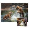 Tiger's Water Play - пазл из 1000 деталей, популярная корейская головоломка