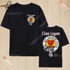Harajuku Clan Fraser of Lovat Clansman’s Crest Badge Print Summer Trending Unisex T Shirt 100% Cotton O-neck Short-sleev