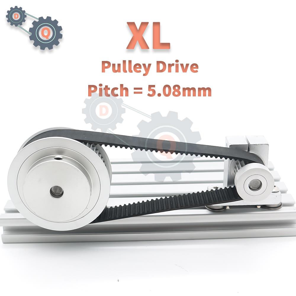 XL Belt Model 132XL to 214XL XL Timing Belt Tooth Pitch 5.08mm XL Rubber Belt Width 6 8 10 12.7 15 20mm for CNC Synchronous Belt