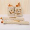 Linen Bread Bag Reusable Cotton Drawstring Storage Bag Loaf Homemade Bread Fresh Eco Friendly Keeping for Baguette