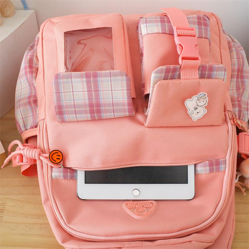 Набор школьных сумок. Студенческий рюкзак. Многосекционный рюкзак.