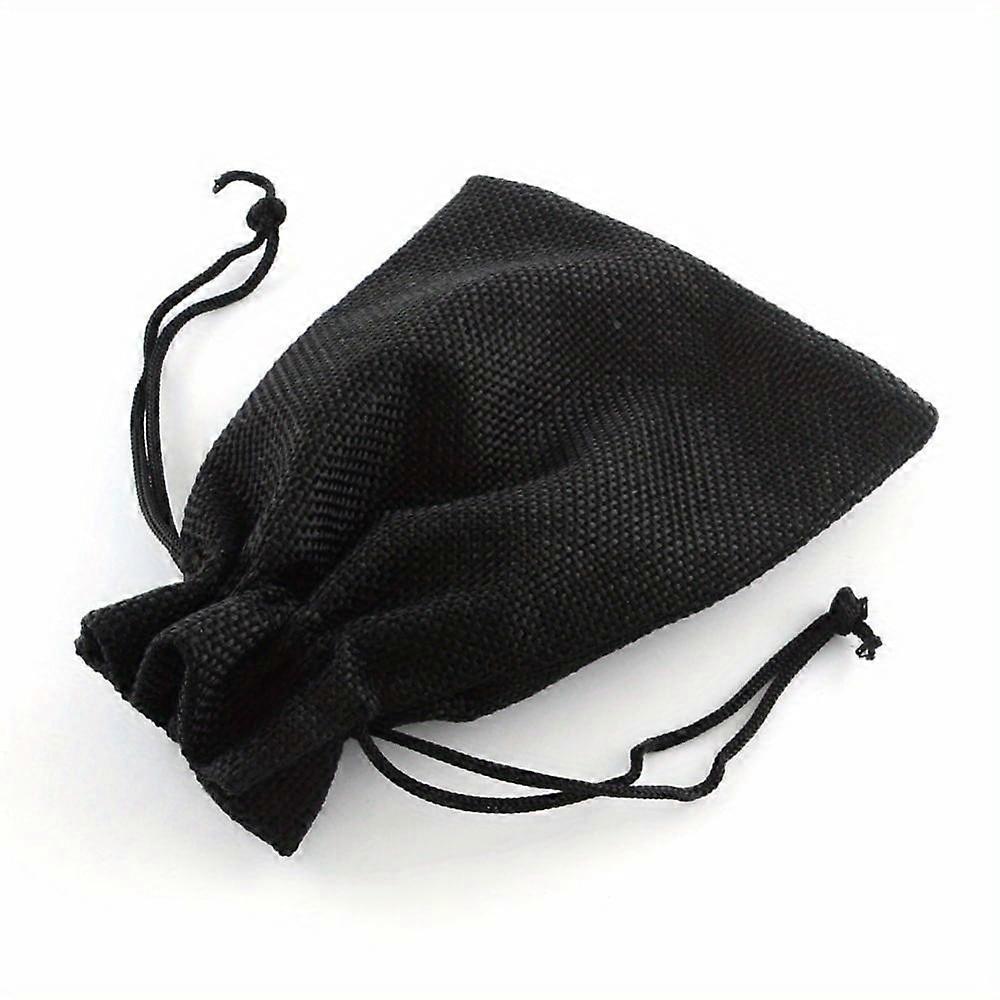 50pcs Burlap Packing Pouches with Drawstring Linen Burlap Pouches Gift Bags Small Candy Pouch Gunny Sack Bags for Christmas Party Wedding