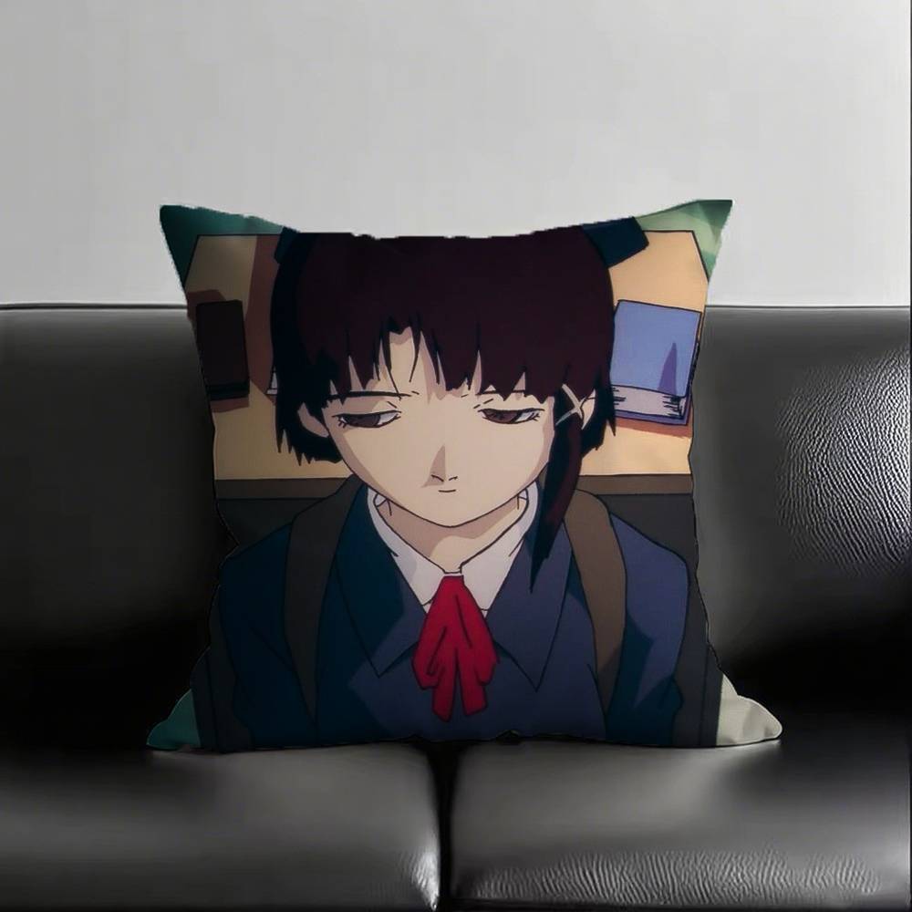 Наволочка для подушки Serial Experiments Lain, квадратная, для спальни, дивана, отдыха, комфорта, автомобиля, гостиной, домашнего декора.