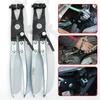 Car Water Pipe Hose Clip Pliers Clamp Swivel Drive Jaw Locking Tool Removal and Installation of Ring-Type Flat-Band Hose Clamps