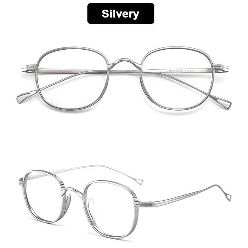 Japan Style Retro Design Glasses Pure Titanium Handmade Luxury Brand Replica Women Men Frame Photochromic Eyeglasses